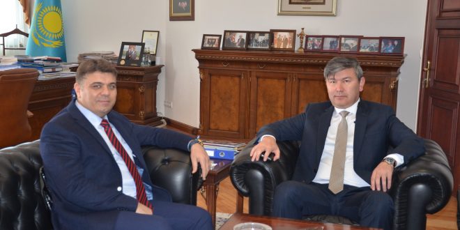 TESAM Başkanı İlyas BOZKURT Kazakistan Cumhuriyeti Ankara Büyükelçisi’ni Ziyaret Etti