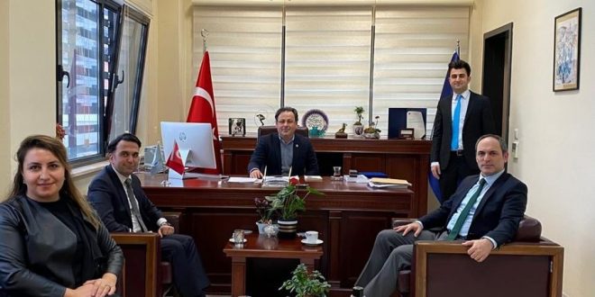 TESAM Yönetimi, Yıldız Teknik Üniversitesi Eğitim Fakültesi Dekanı Mehmet Engin Deniz’i ziyaret etti