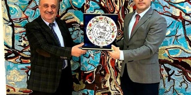 TESAM Yönetimi, Bursa Uludağ Üniversitesi Eğitim Fakültesi Dekanı Prof. Dr. Salih ÇEPNİ’yi ziyaret etti