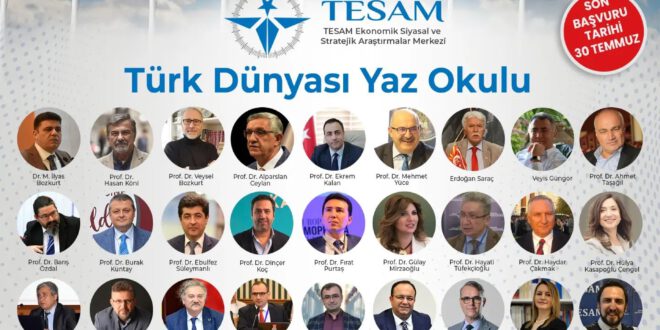 TESAM Türk Dünyası Yaz Okulu programı 1-25 Ağustos 2023 tarihlerinde online olarak gerçekleşti.