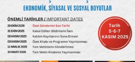 TESAM 9. Uluslararası Sosyal Bilimler Kongresi’ne davetlisiniz!